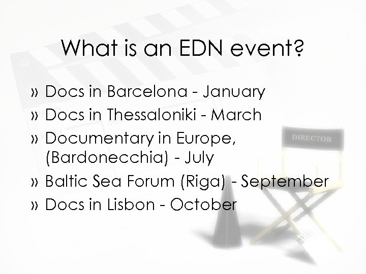 What is an EDN event? » Docs in Barcelona - January » Docs in