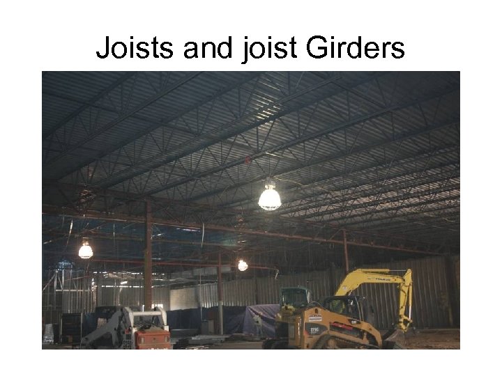 Joists and joist Girders 