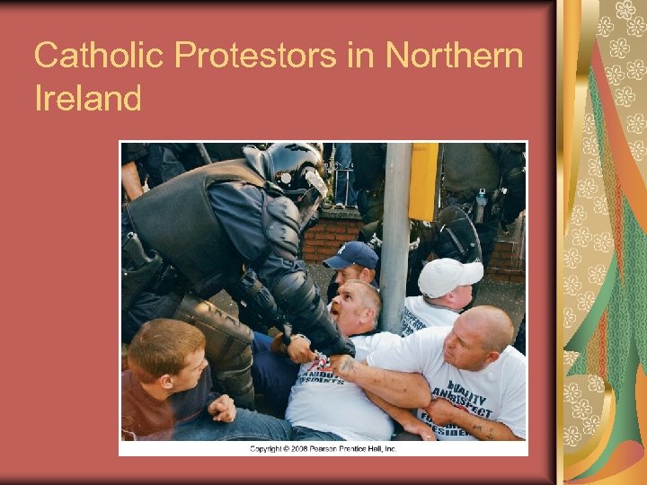 Catholic Protestors in Northern Ireland 