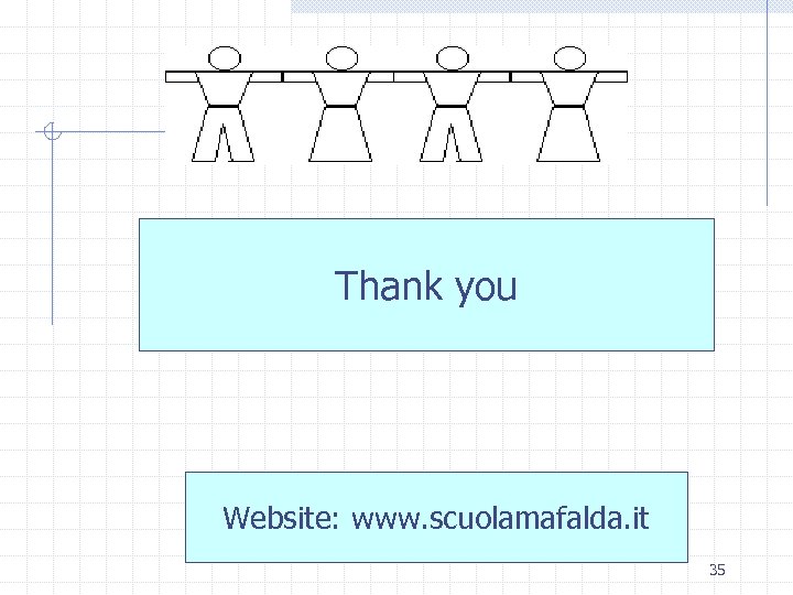 Thank you Website: www. scuolamafalda. it 35 