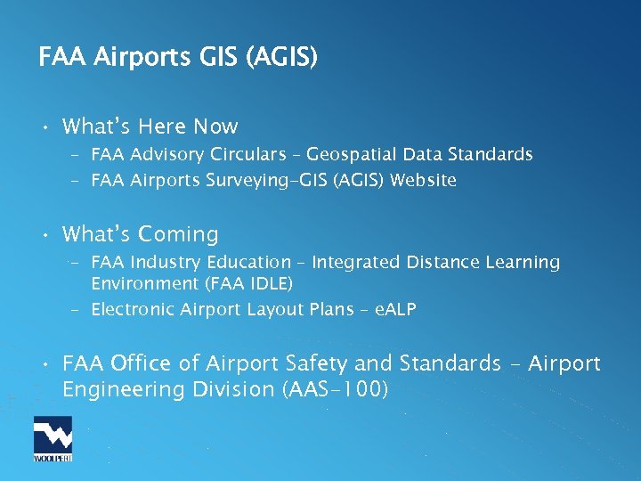 FAA Airports GIS (AGIS) • What’s Here Now – FAA Advisory Circulars – Geospatial