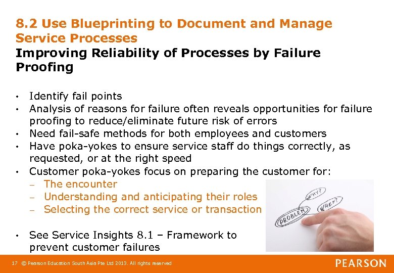 8. 2 Use Blueprinting to Document and Manage Service Processes Improving Reliability of Processes