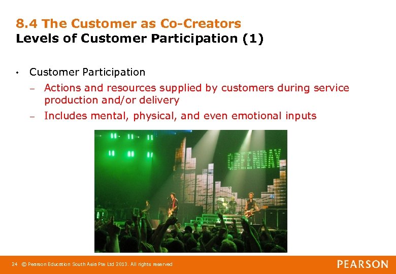 8. 4 The Customer as Co-Creators Levels of Customer Participation (1) • Customer Participation