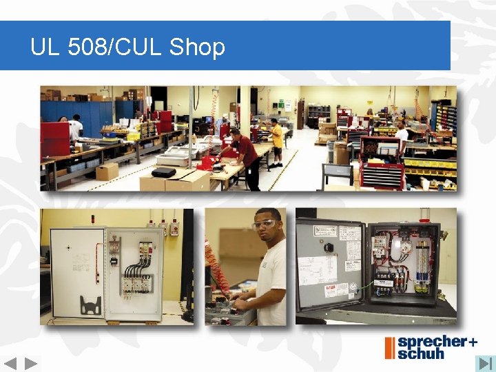 UL 508/CUL Shop 