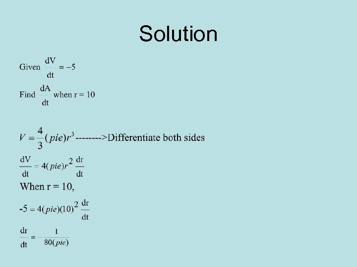 Solution 