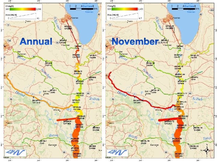 Zero alternative November 2019 §Lower flows at the SWC • Almost zero in November