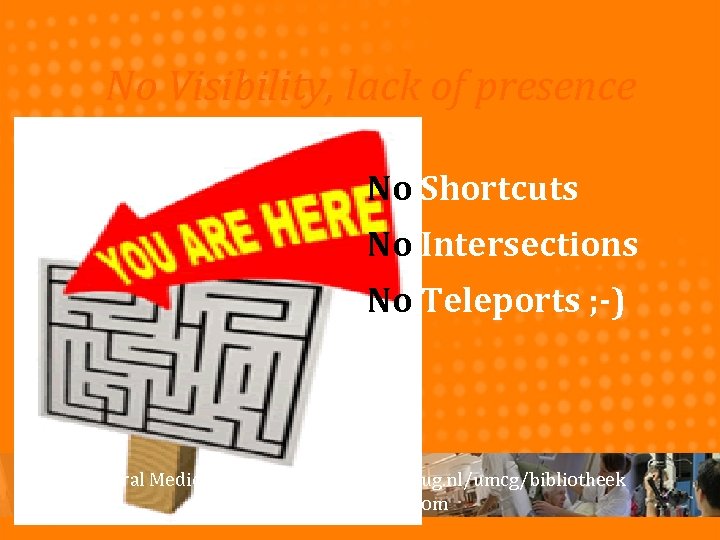 No Visibility, lack of presence No Shortcuts No Intersections No Teleports ; -) Central