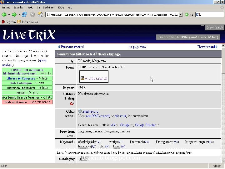 Central Medical Library, UMCG www. rug. nl/umcg/bibliotheek Digicmb. blogspot. com 