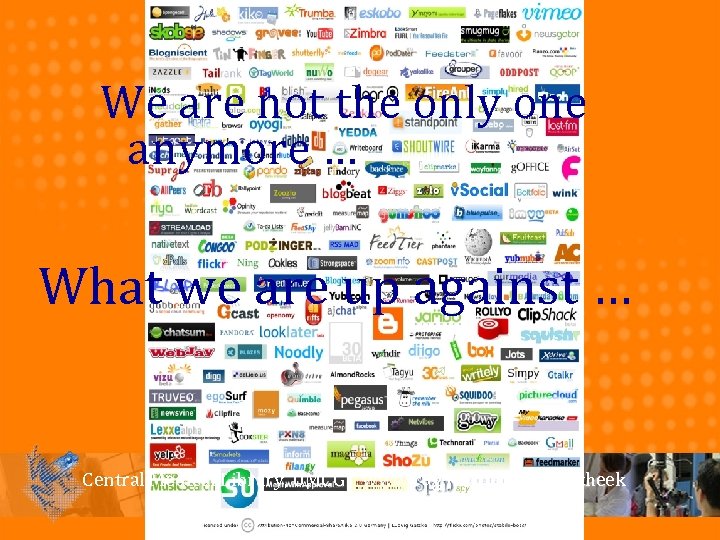 We are not the only one anymore … What we are up against …