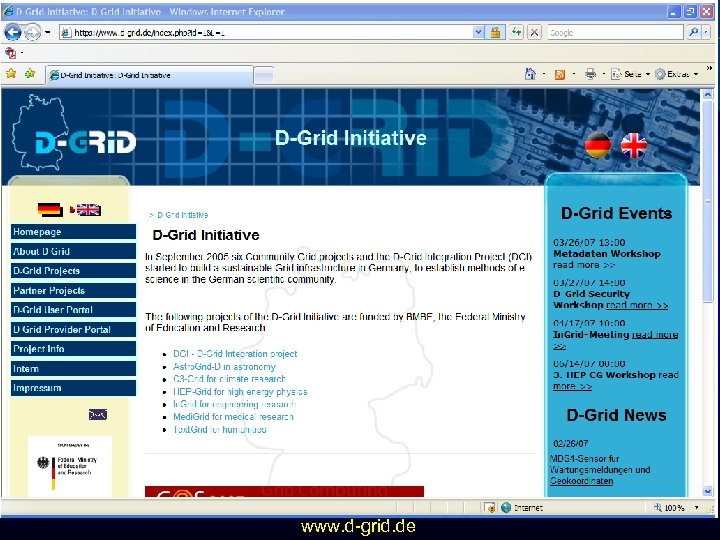 www. d-grid. de 