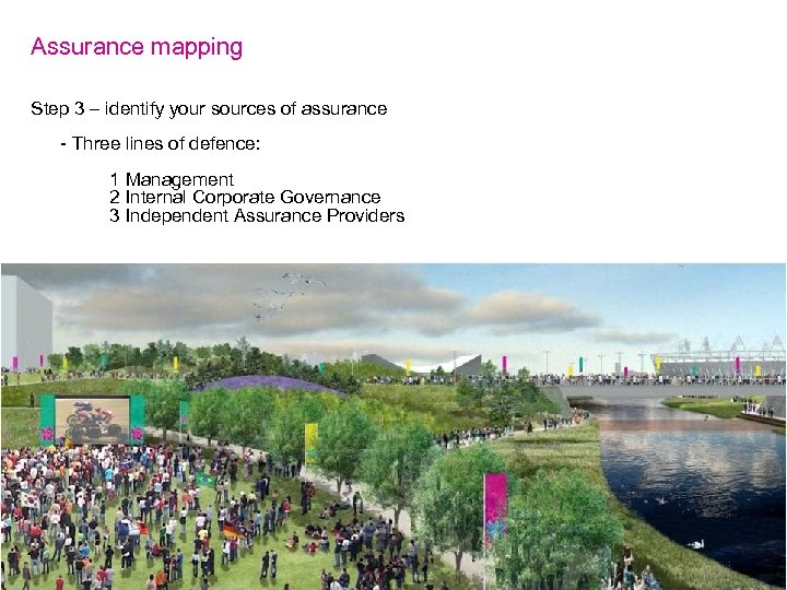 Assurance mapping Step 3 – identify your sources of assurance - Three lines of