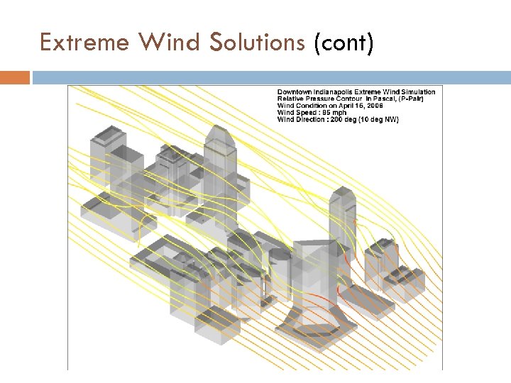 Extreme Wind Solutions (cont) 