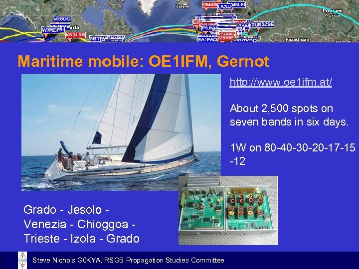 Maritime mobile: OE 1 IFM, Gernot http: //www. oe 1 ifm. at/ About 2,