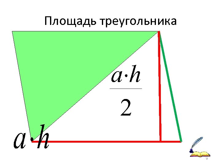 Площадь треугольника 9 