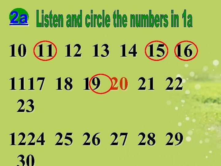 2 a 10 11 12 13 14 15 16 1117 18 19 20 21