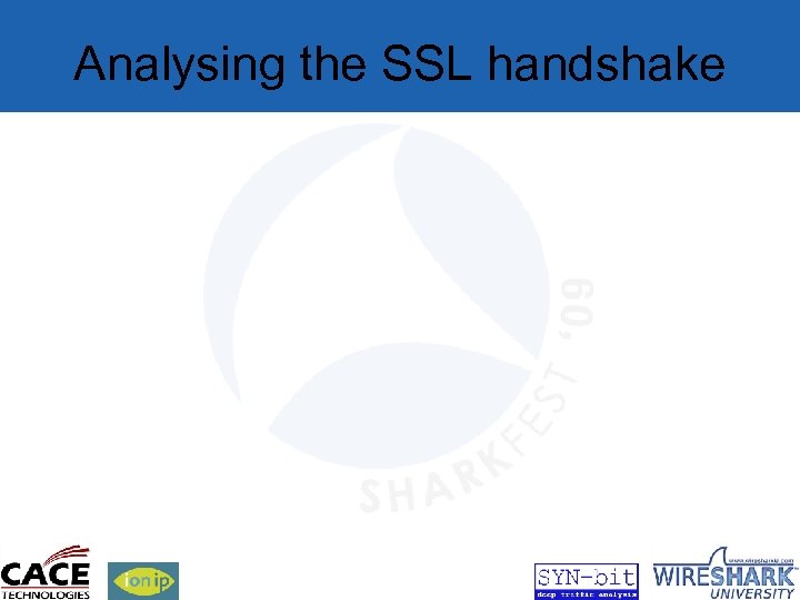 Analysing the SSL handshake 