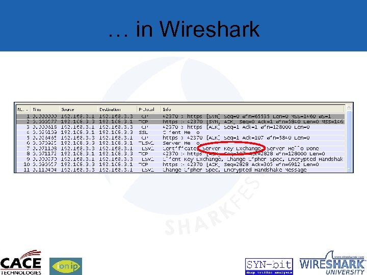 … in Wireshark 