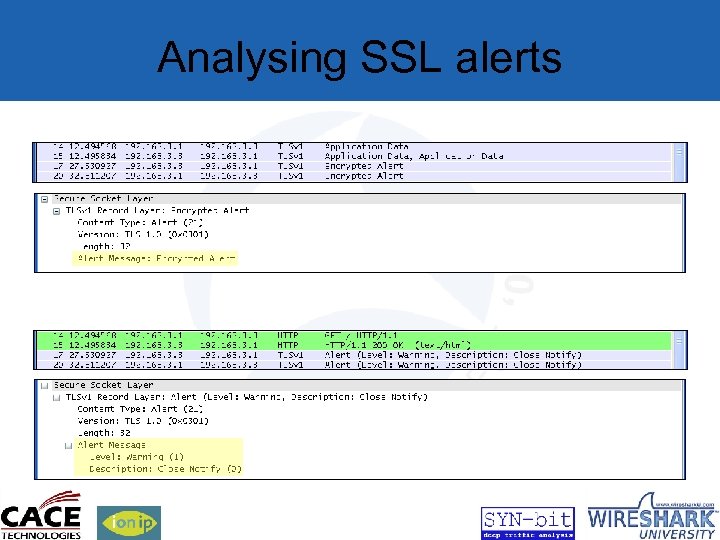 Analysing SSL alerts 