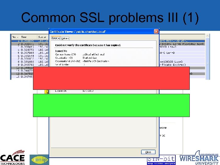 Common SSL problems III (1) 