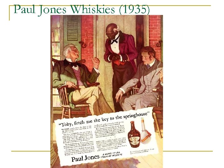 Paul Jones Whiskies (1935) 