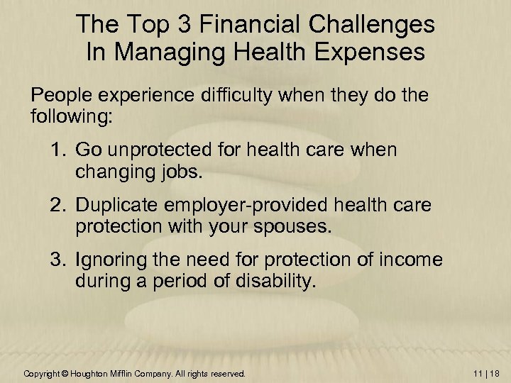 The Top 3 Financial Challenges In Managing Health Expenses People experience difficulty when they