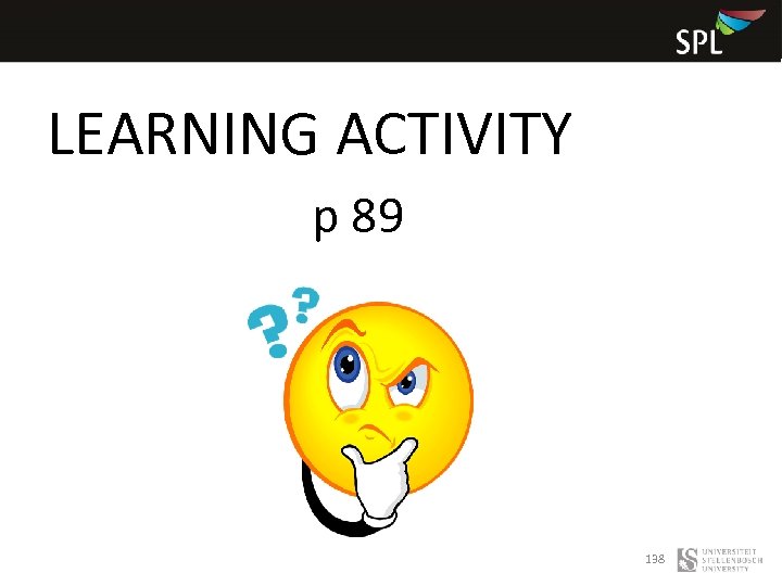 LEARNING ACTIVITY p 89 138 
