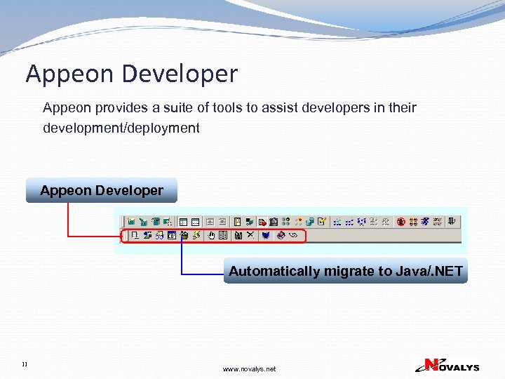 Appeon Developer Appeon provides a suite of tools to assist developers in their development/deployment