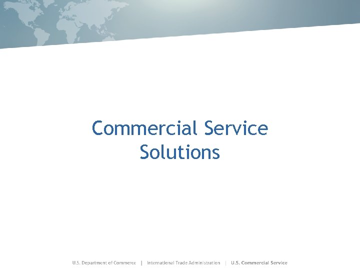 Commercial Service Solutions 