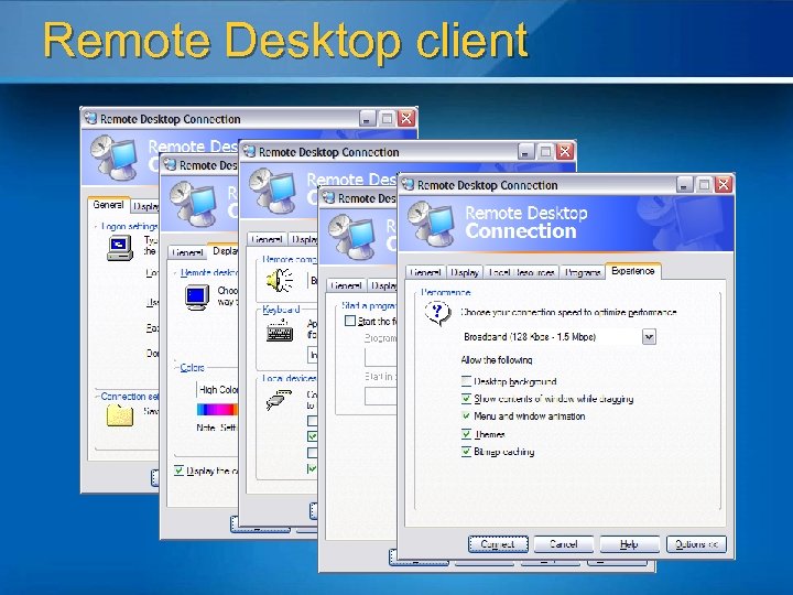 Remote Desktop client 