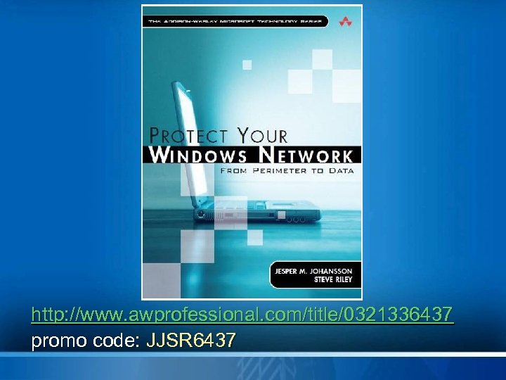 http: //www. awprofessional. com/title/0321336437 promo code: JJSR 6437 
