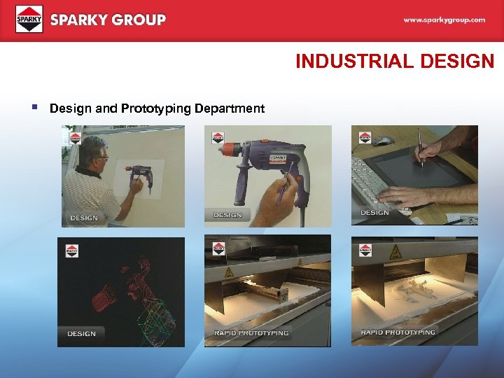 INDUSTRIAL DESIGN Design and Prototyping Department 