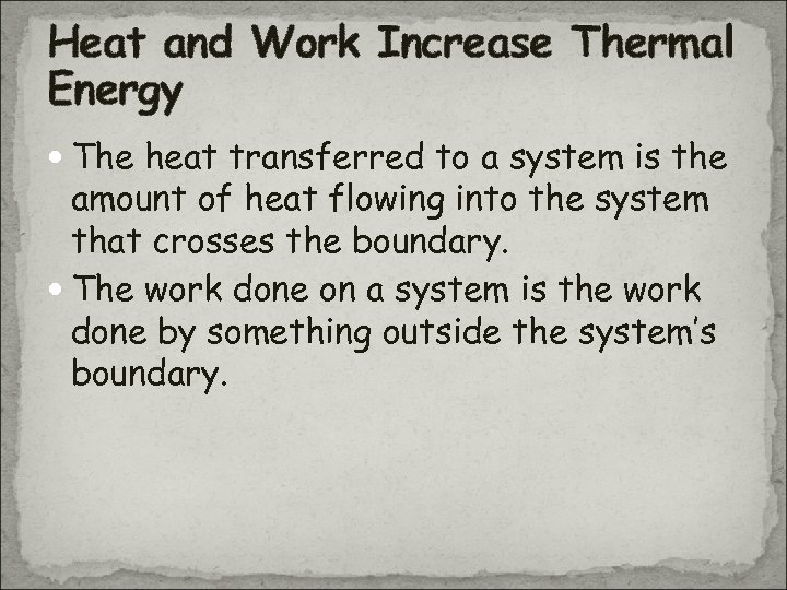 Chapter 6 Thermal Energy Lesson 3 Heating