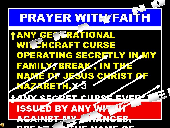 PRAYER WITH FAITH † ANY GENERATIONAL WITCHCRAFT CURSE OPERATING SECRETLY IN MY FAMILY, BREAK