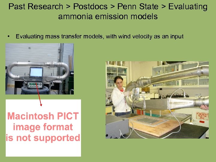 Past Research > Postdocs > Penn State > Evaluating ammonia emission models • Evaluating