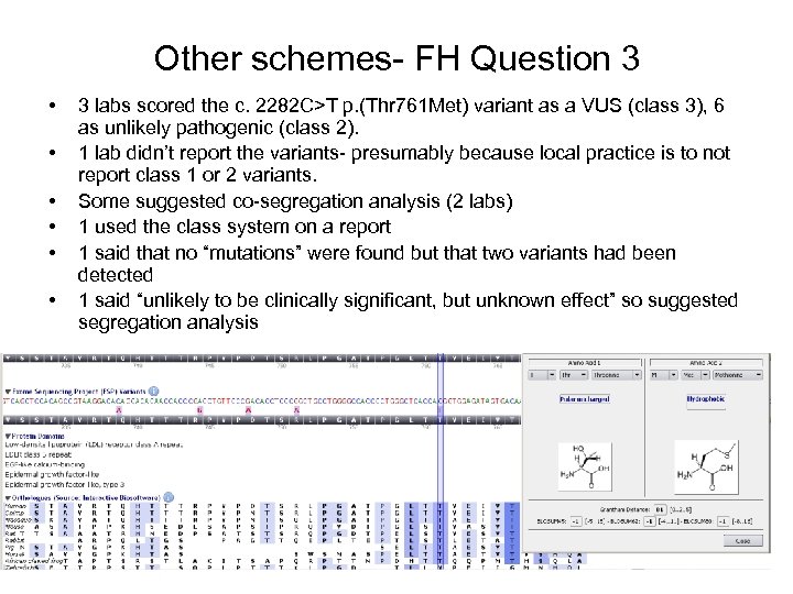 Other schemes- FH Question 3 • • • 3 labs scored the c. 2282