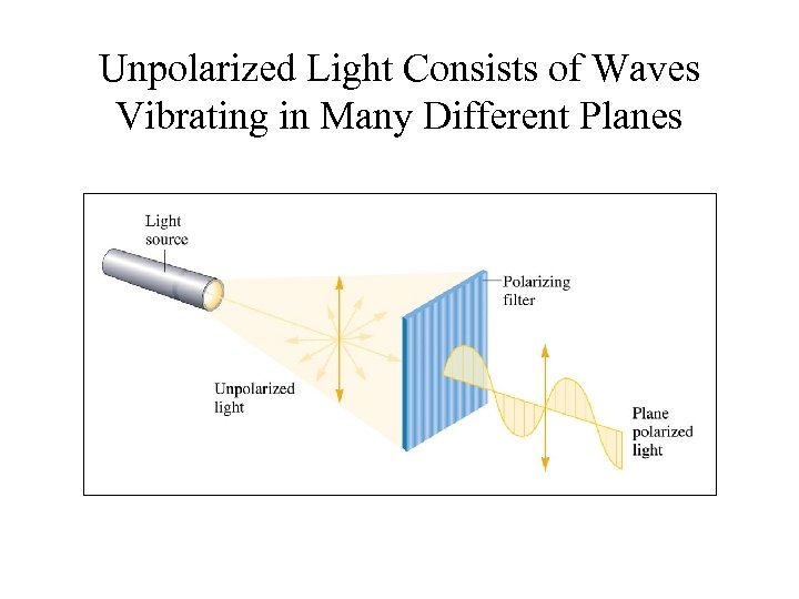 Unpolarized Light Consists of Waves Vibrating in Many Different Planes 