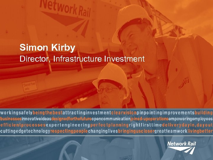 Simon Kirby Director, Infrastructure Investment 
