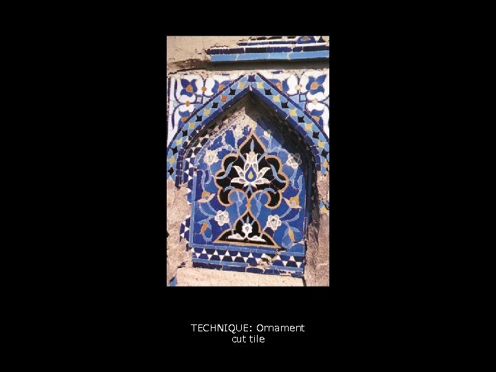 TECHNIQUE: Ornament cut tile 
