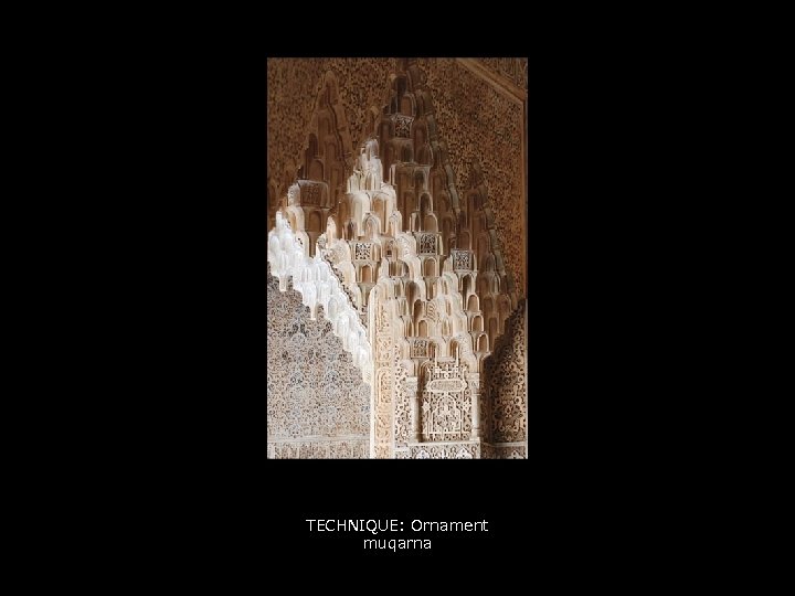 TECHNIQUE: Ornament muqarna 