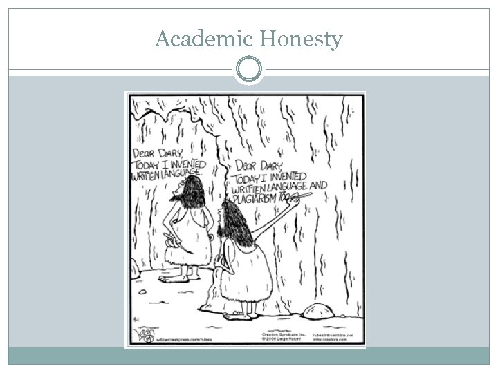 Academic Honesty 