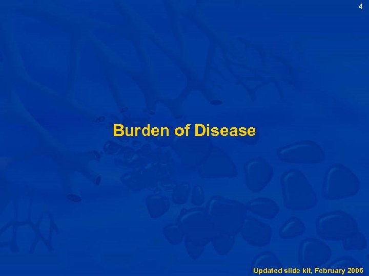 4 Burden of Disease Updated slide kit, February 2006 