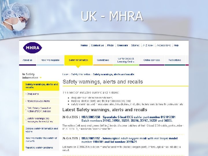 UK - MHRA 
