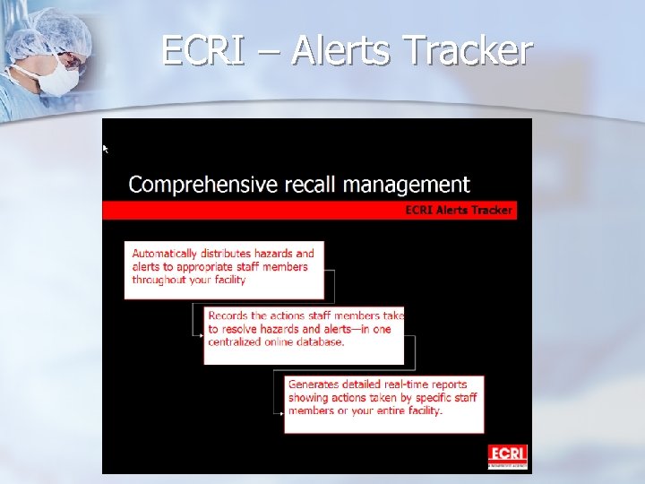 ECRI – Alerts Tracker 