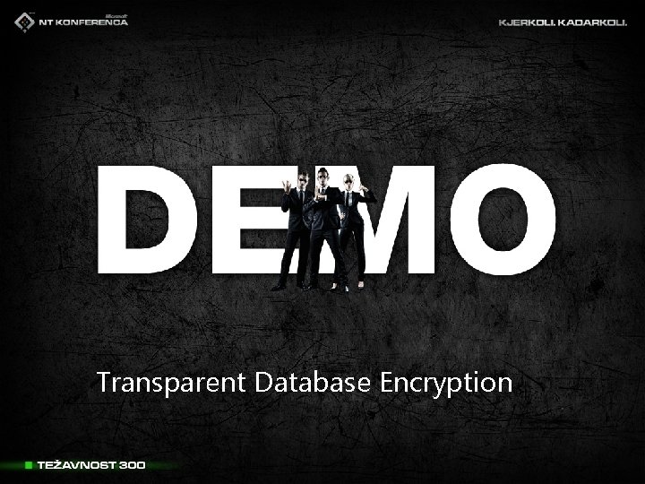 Transparent Database Encryption 