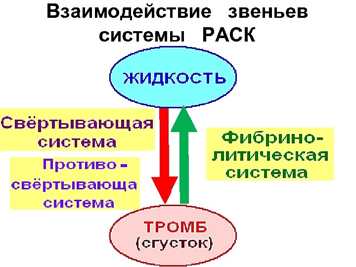 Взаимодействие звеньев системы РАСК 