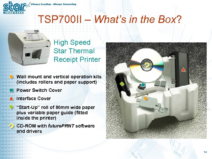 TSP 700 II – What’s in the Box? High Speed Star Thermal Receipt Printer