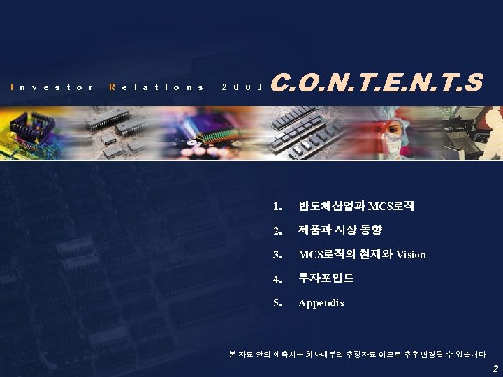 I n v e s t o r R e l a t I