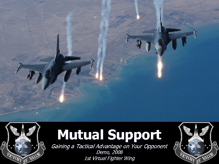 Mutual Support Gaining a Tactical Advantage on Your Opponent Demo, 2008 1 st Virtual