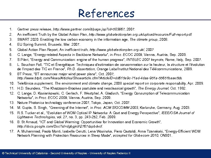 References 1. 2. 3. 4. 5. 6. 7. 8. 9. 10. 11. 12. 13.