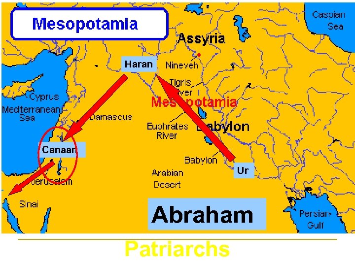 Haran Canaan Ur Abraham Patriarchs 